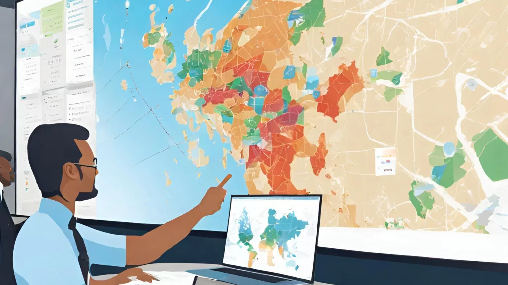 Business consulting in GIS (Geographic Information Systems) involves providing expert advice and solutions that leverage geospatial data and mapping technologies to enhance business decision-making, operational efficiency, and strategic planning. This specialized consulting service helps organizations across various industries to analyze and visualize data with a spatial component, uncovering insights that traditional data analysis might miss.